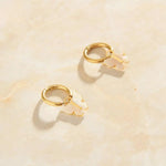 Butterfly Hoop Earrings