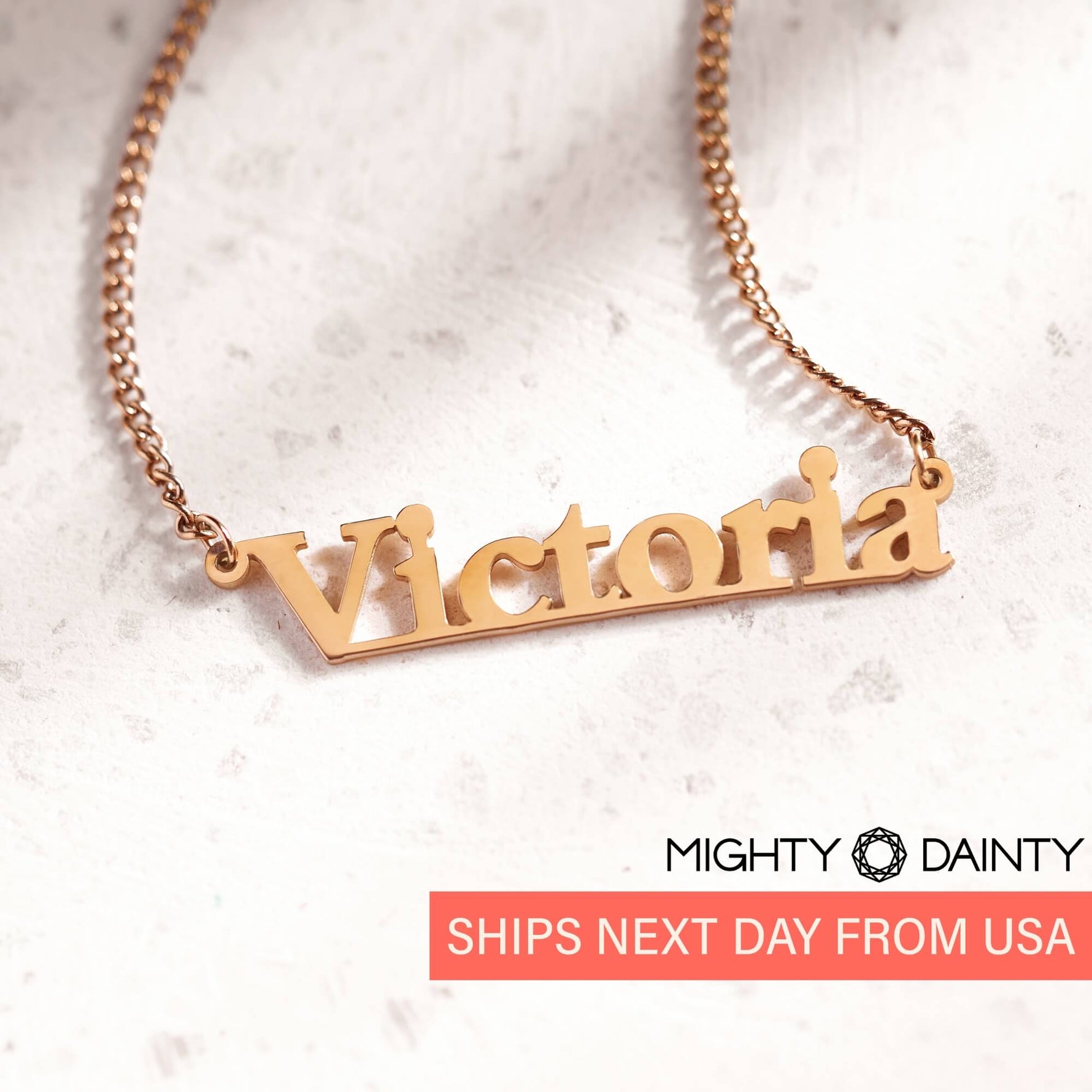Classic Nameplate Necklace