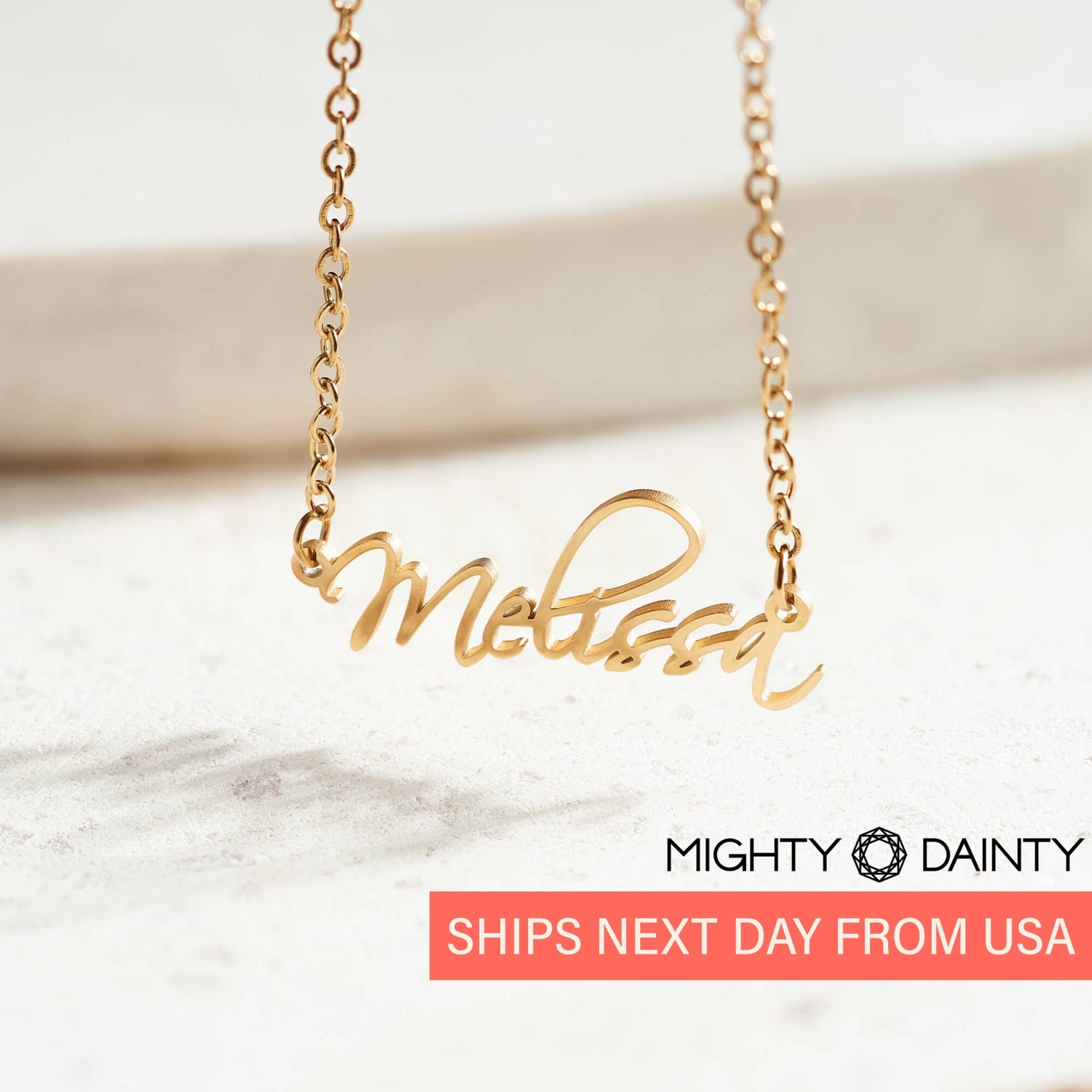 Custom Nameplate Necklace