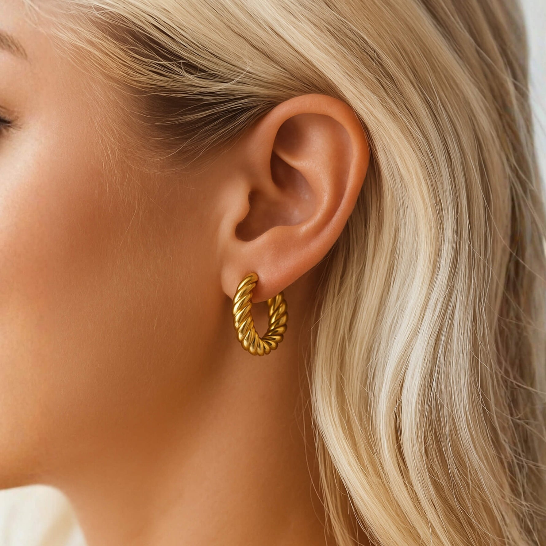 Twisted Chunky Cuff Earrings