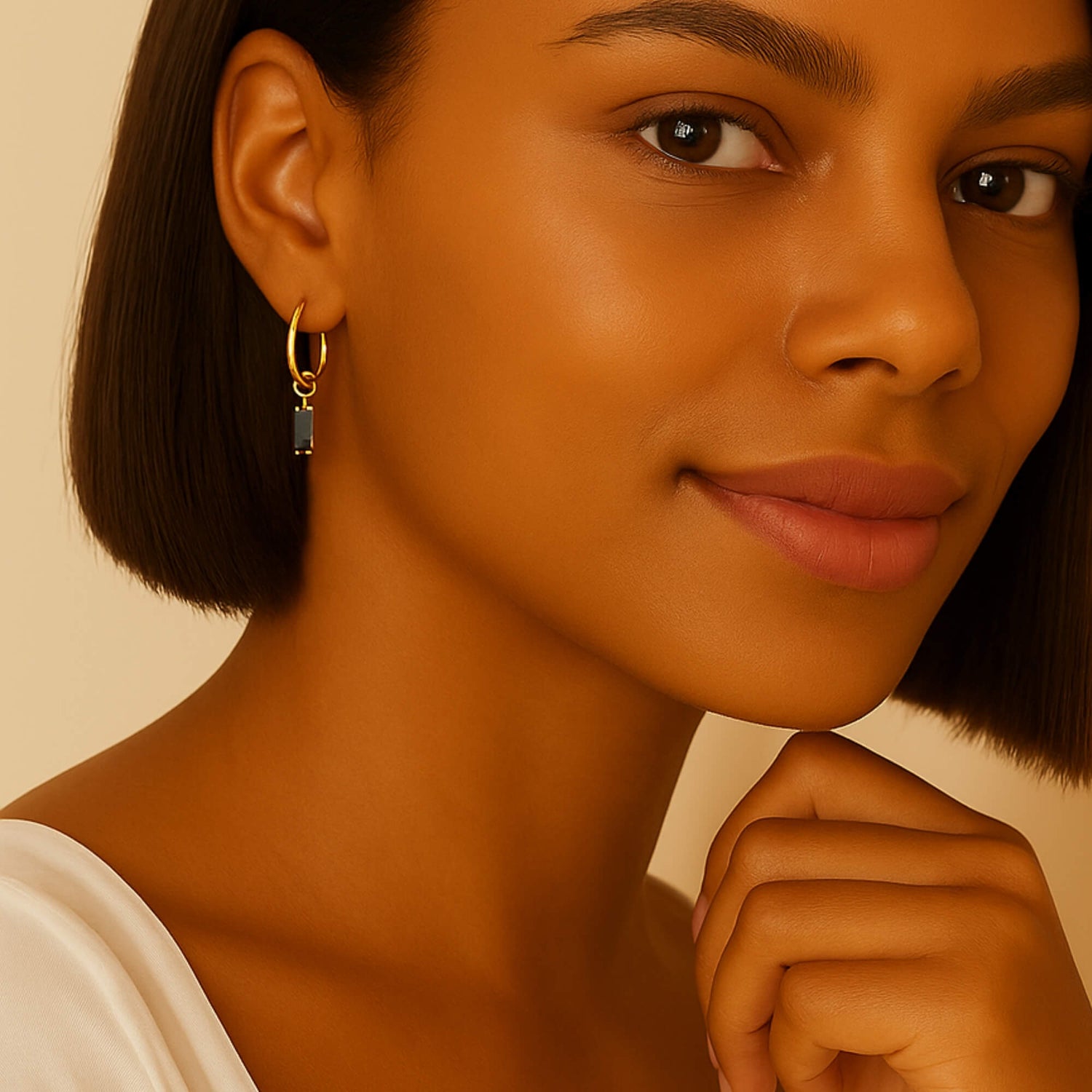 Vintage Blue Drop Earrings