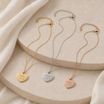 personalized heart pendant necklaces