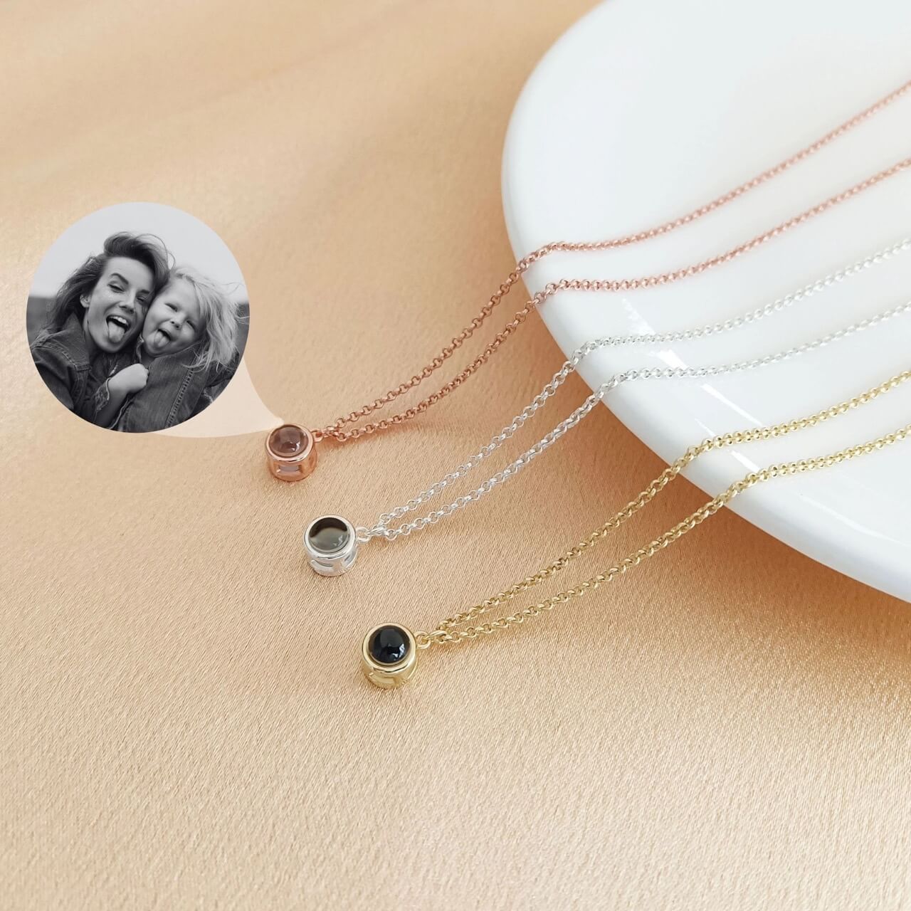 Classic Photo Projection Necklace