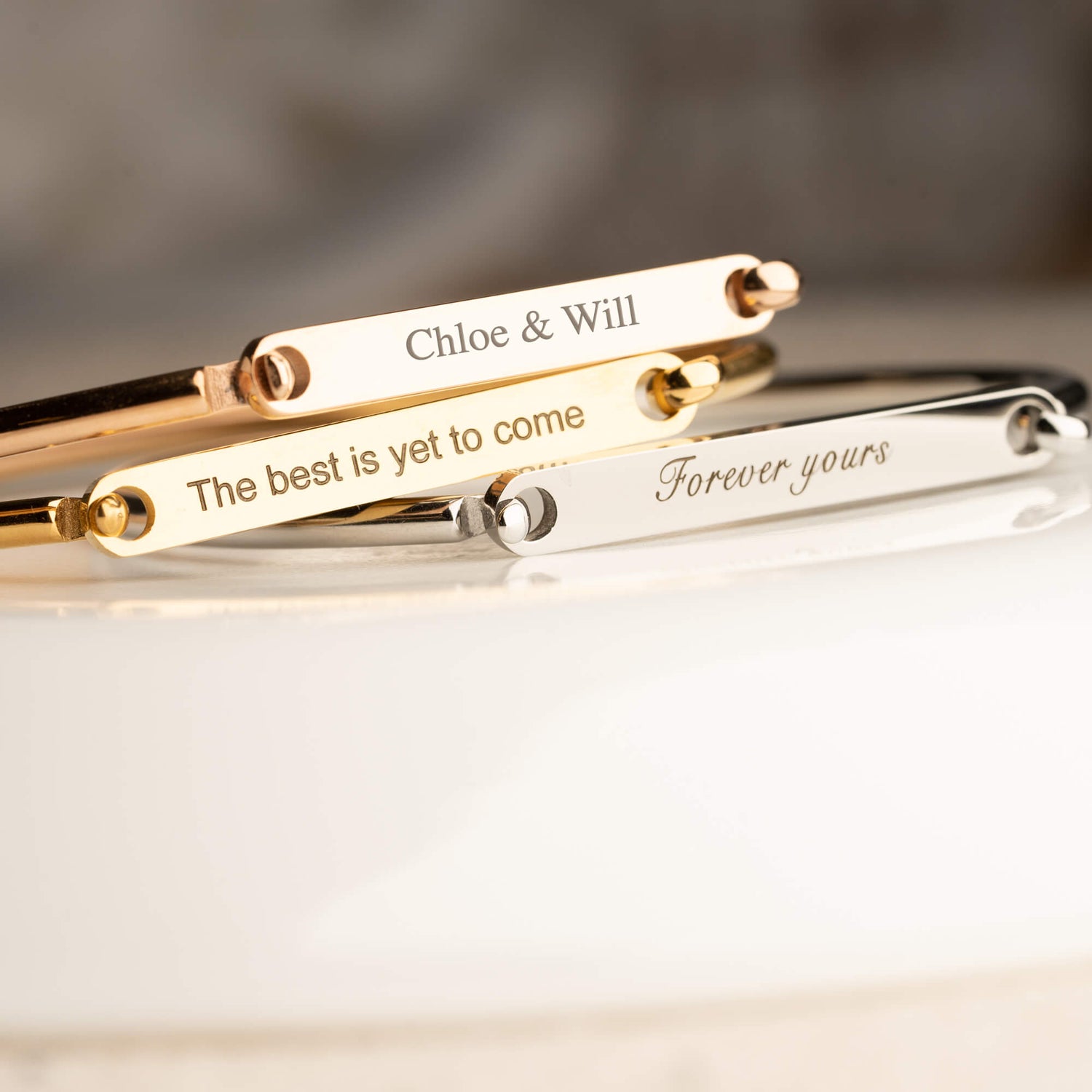 Skinny Long Bar Bangle