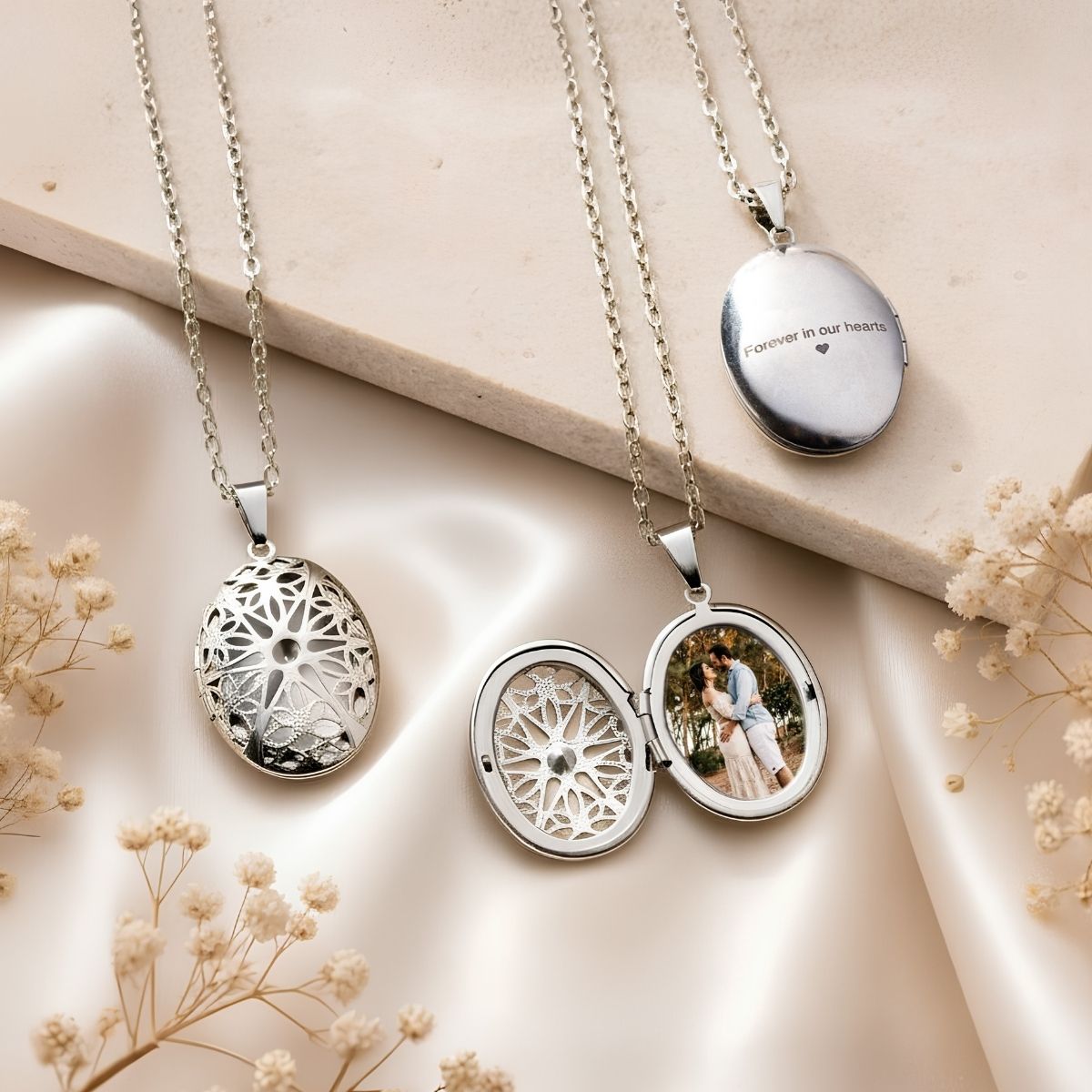 Ethereal Oval Photo Necklace