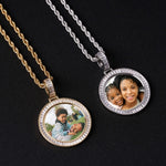 Diamond Medallion Pendant Necklace