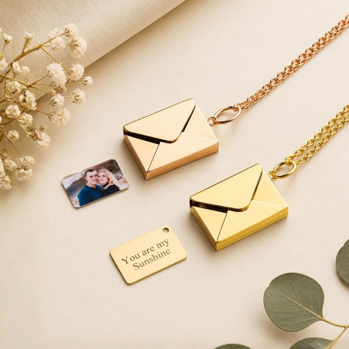 Love Letter Photo Necklace