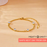 Crystal Chain Bracelet