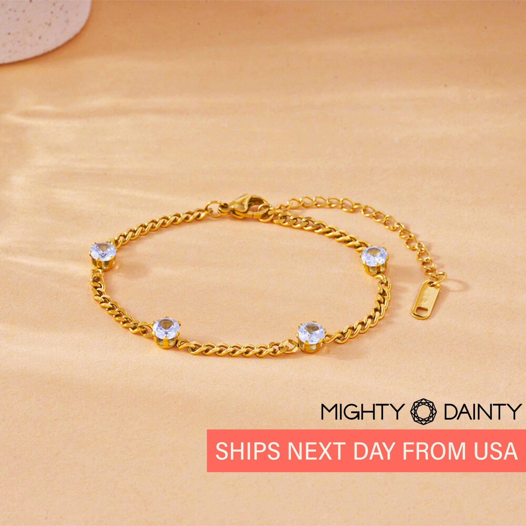 Crystal Chain Bracelet