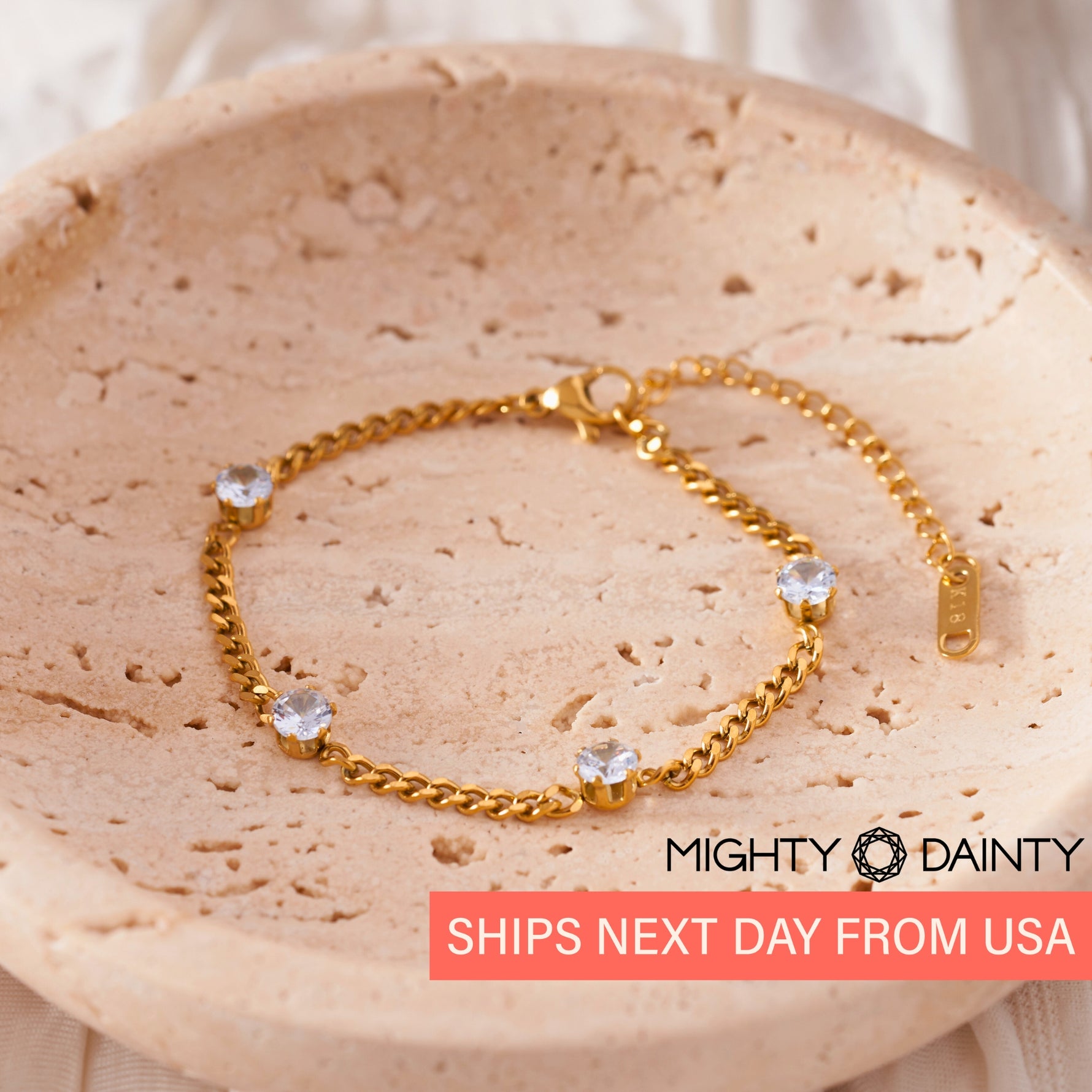 Crystal Chain Bracelet