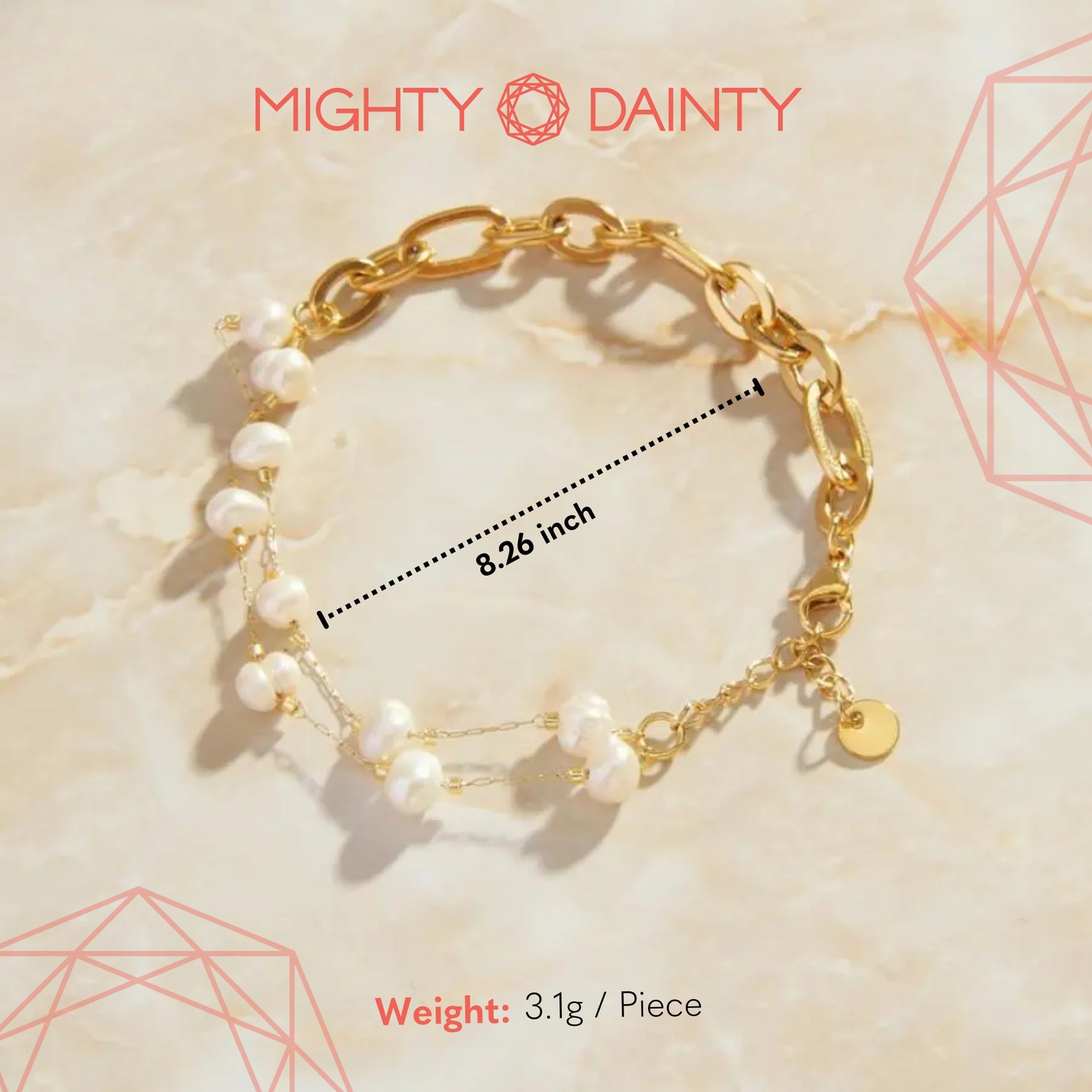 Pearl Chain Bracelet