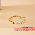 Pearl Chain Bracelet