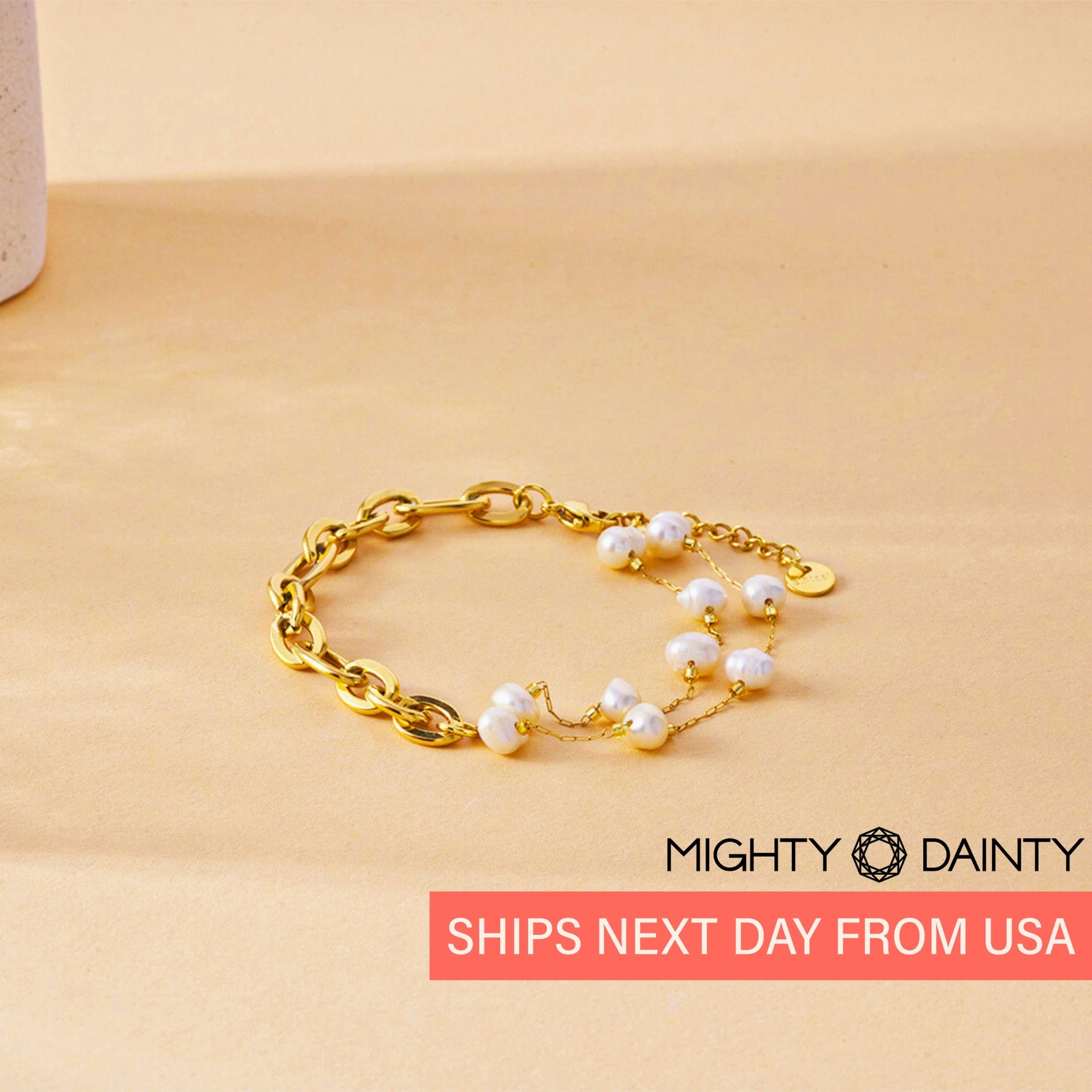 Pearl Chain Bracelet