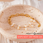 Pearl Chain Bracelet