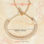 Rectangle Crystal Tennis Bracelet