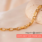 Paper Clip Chain Bracelet