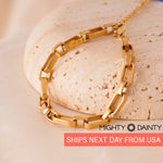 Paper Clip Chain Bracelet