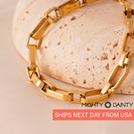 Paper Clip Chain Bracelet