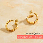 Twisted Hoop Earrings