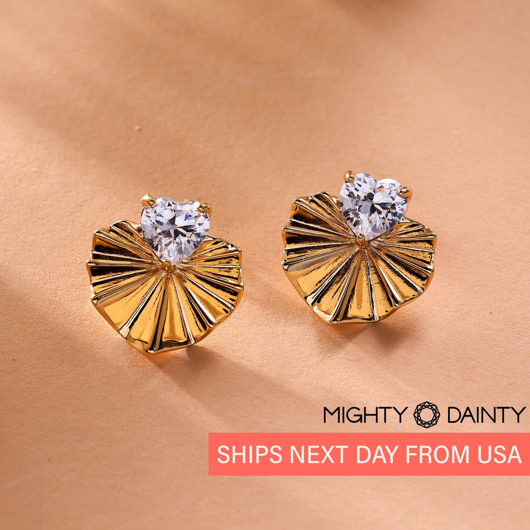 diamond stud earrings