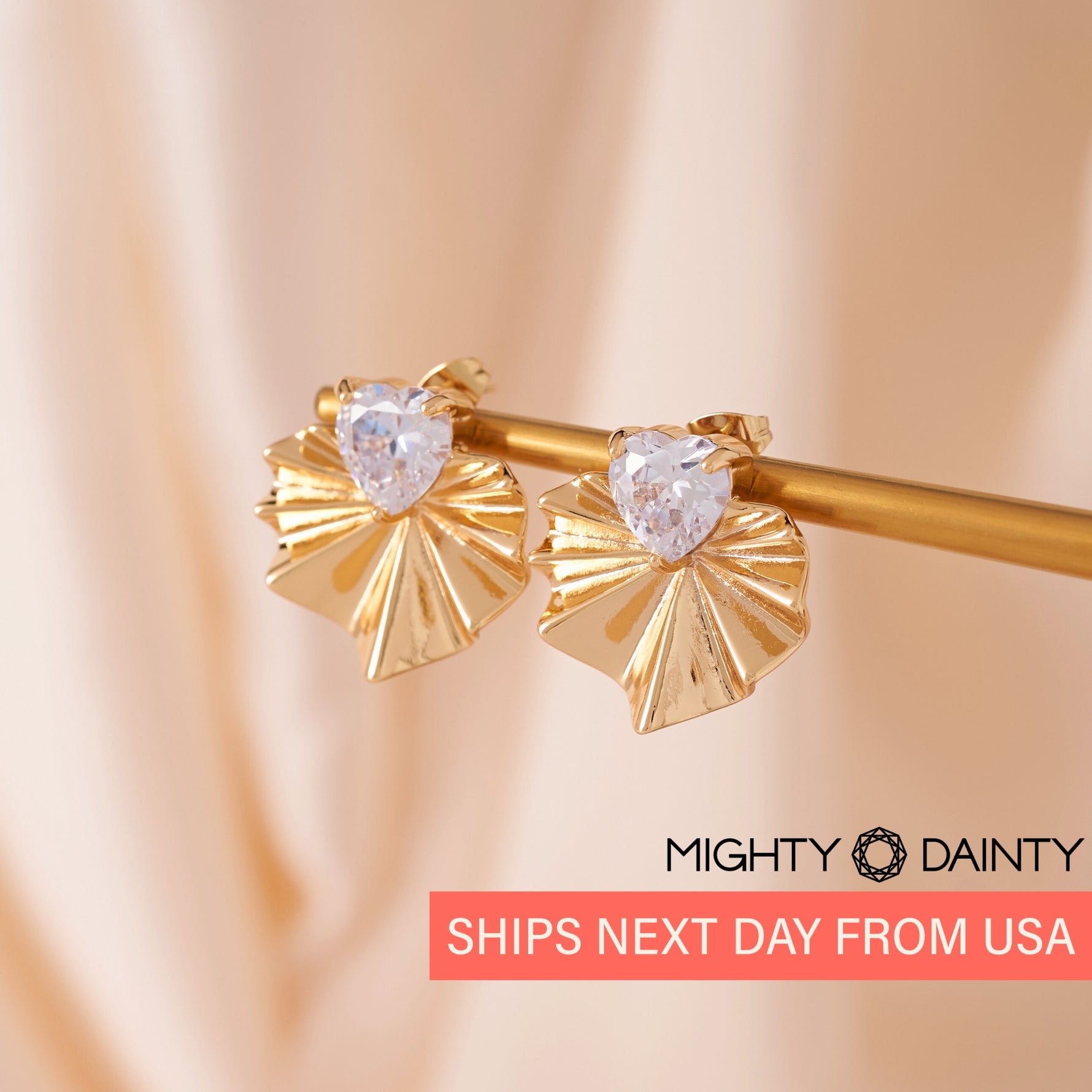 diamond stud earrings