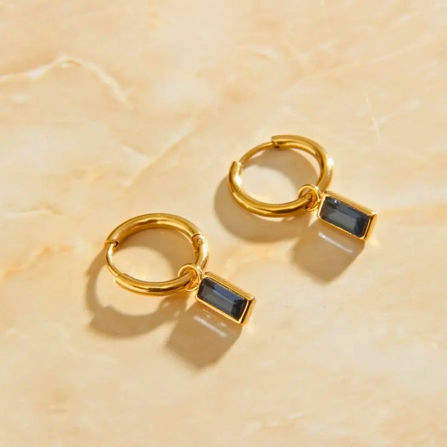 Vintage Blue Drop Earrings