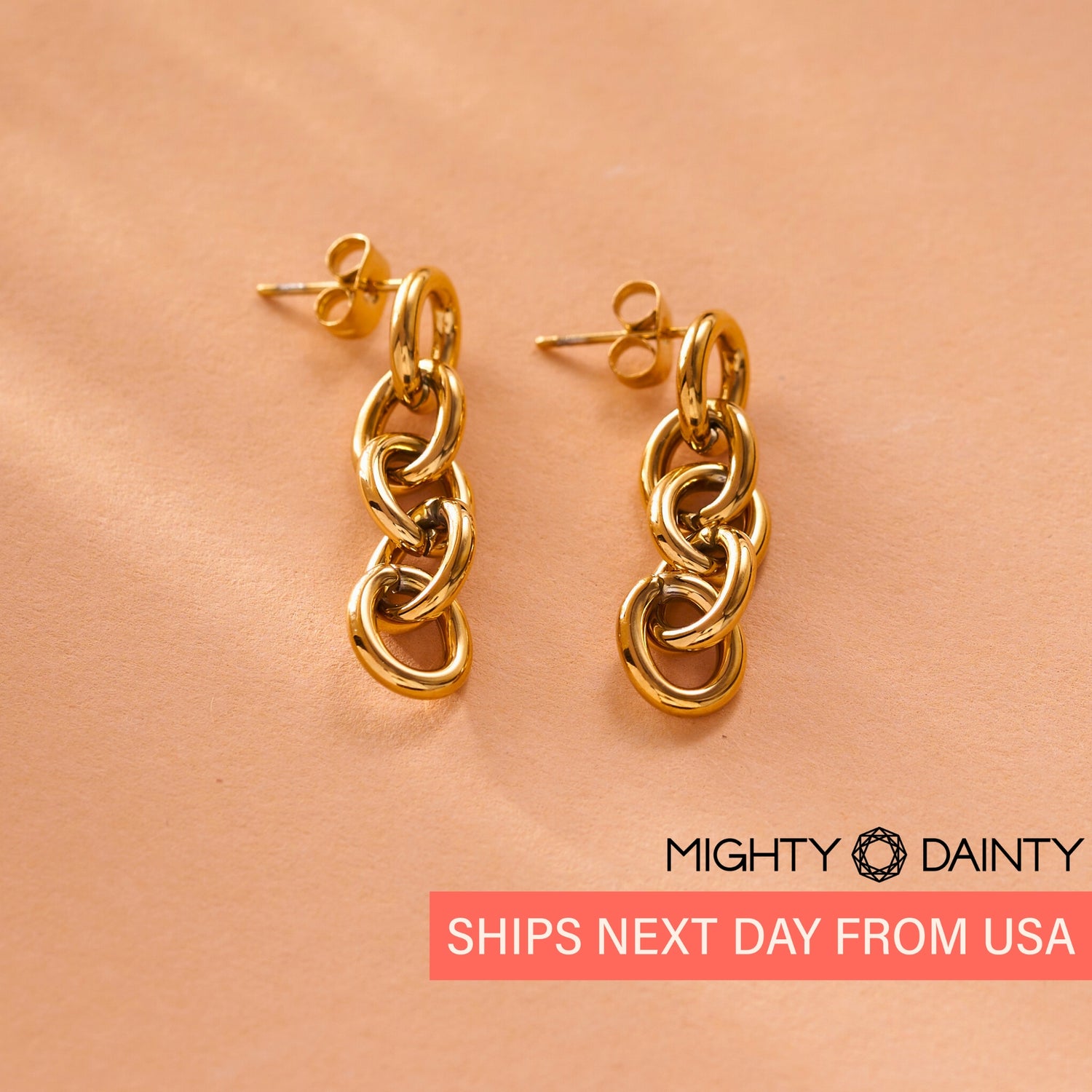 Chain Drop Earrings