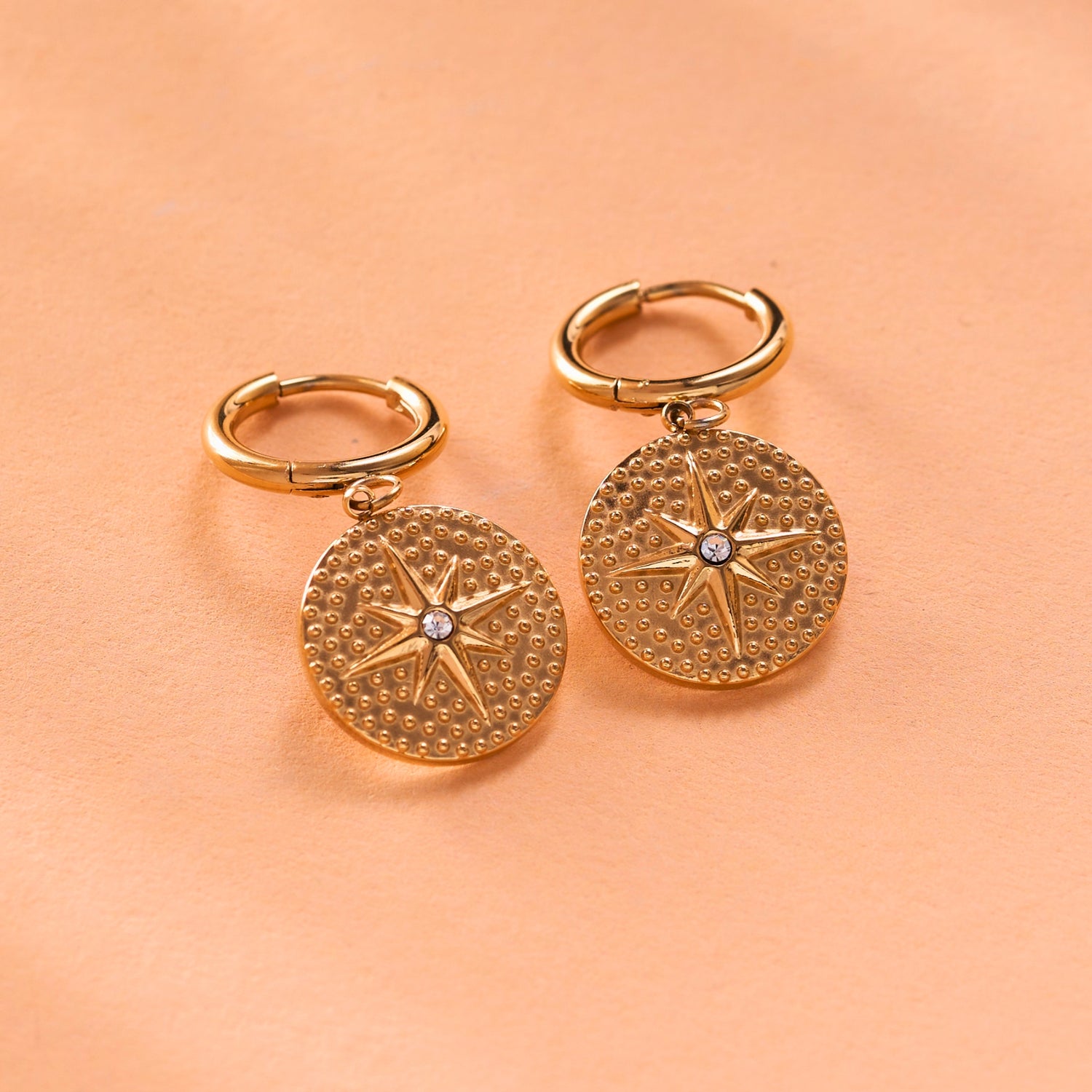 Sea Dollar Drop Earrings