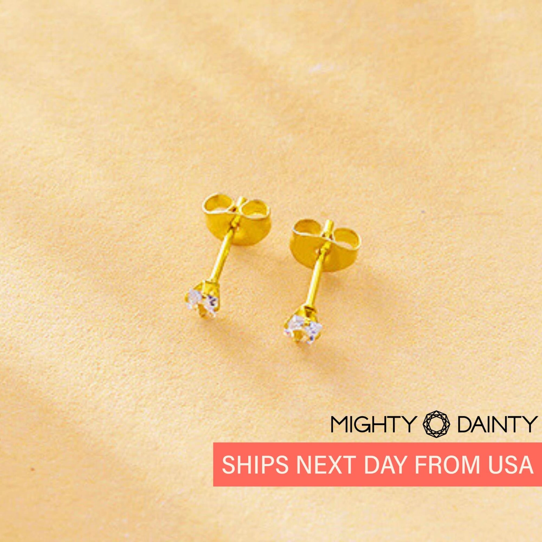 Clear Crystal Studs