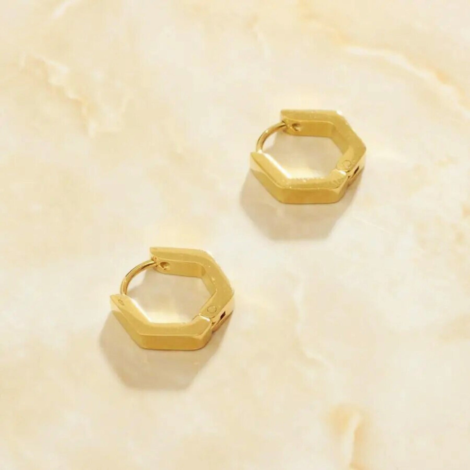 Polygon Hoop Earrings