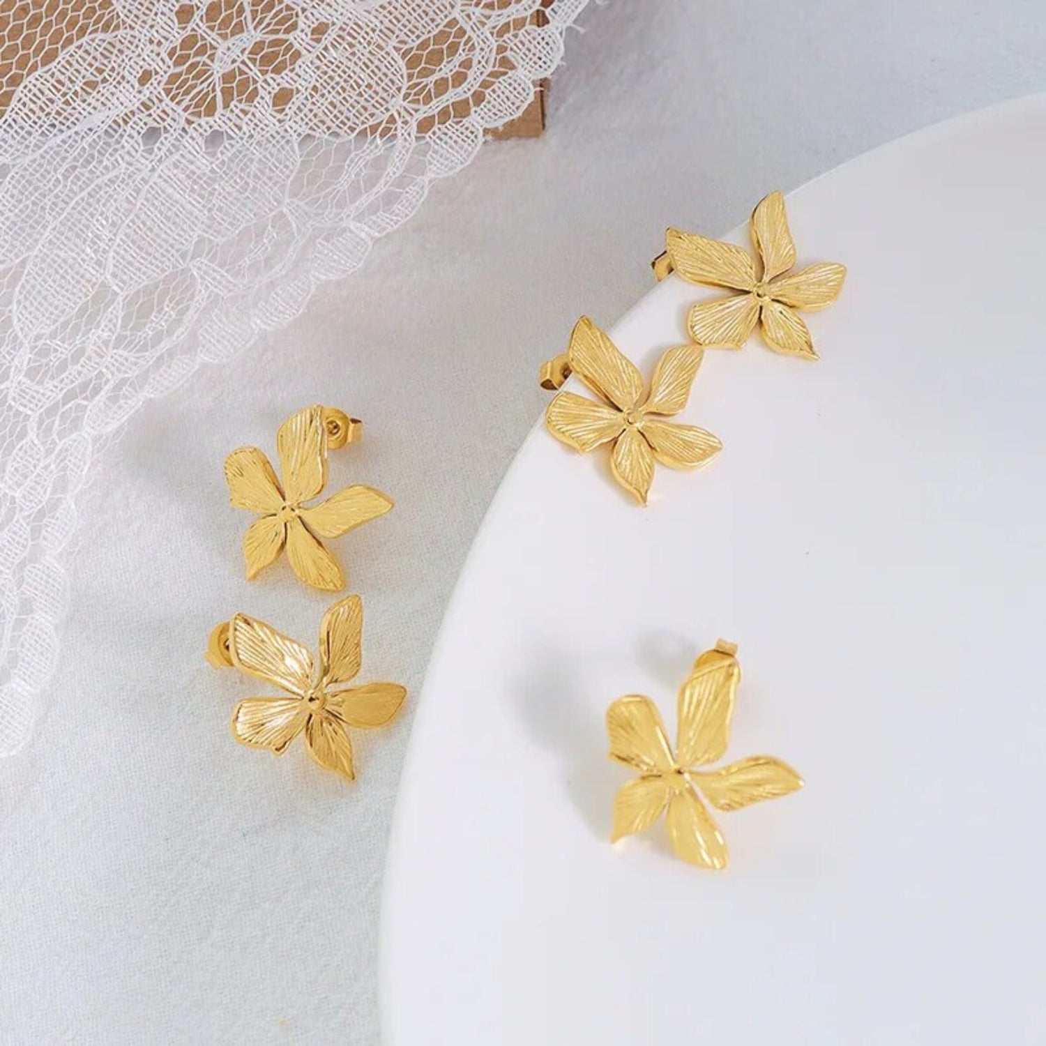 Flower Petal Earrings