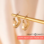 Heart Shape Hoop Earrings