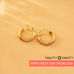 Swirl Crystal Earrings