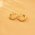 Swirl Crystal Earrings