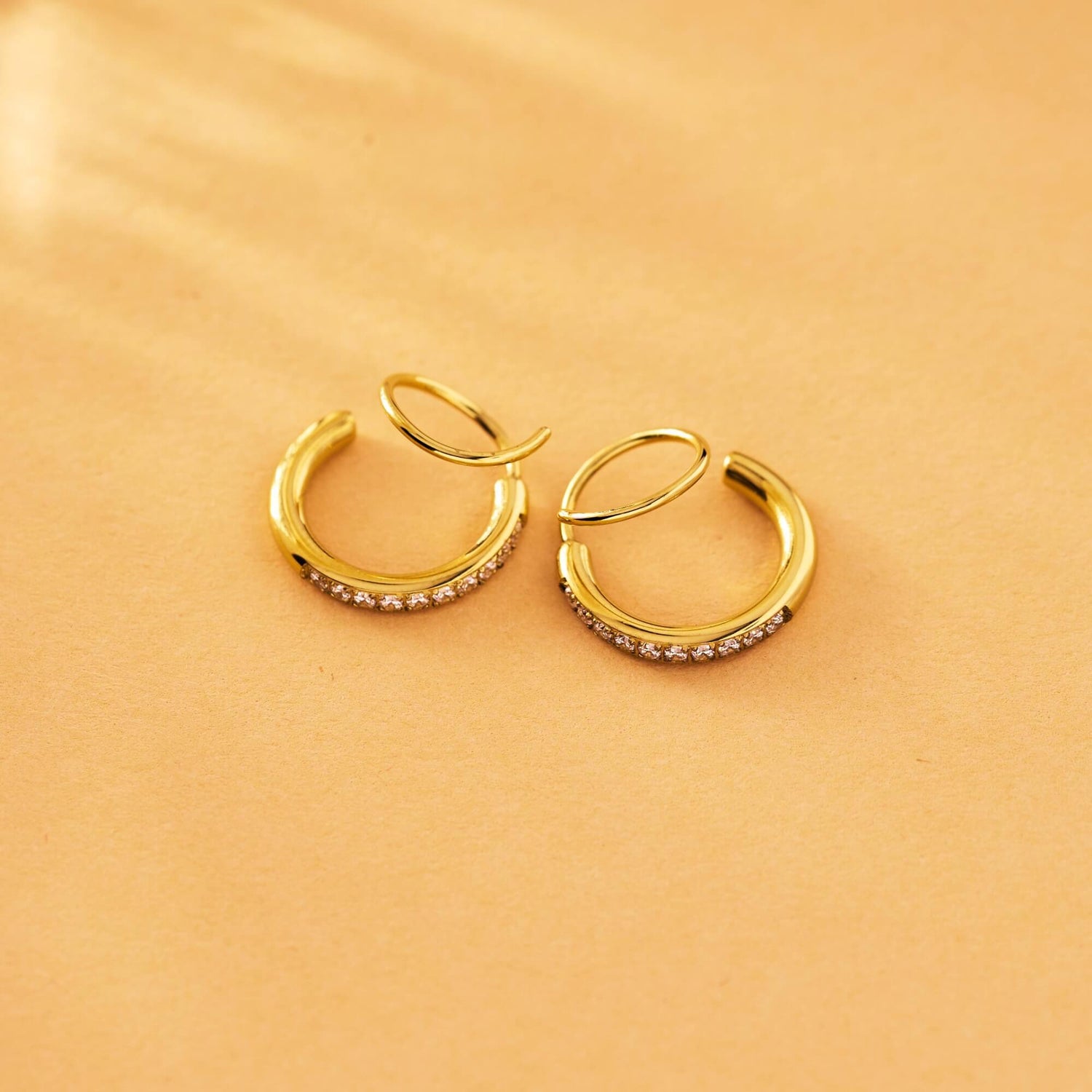 Swirl Crystal Earrings