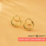 Swirl Crystal Earrings