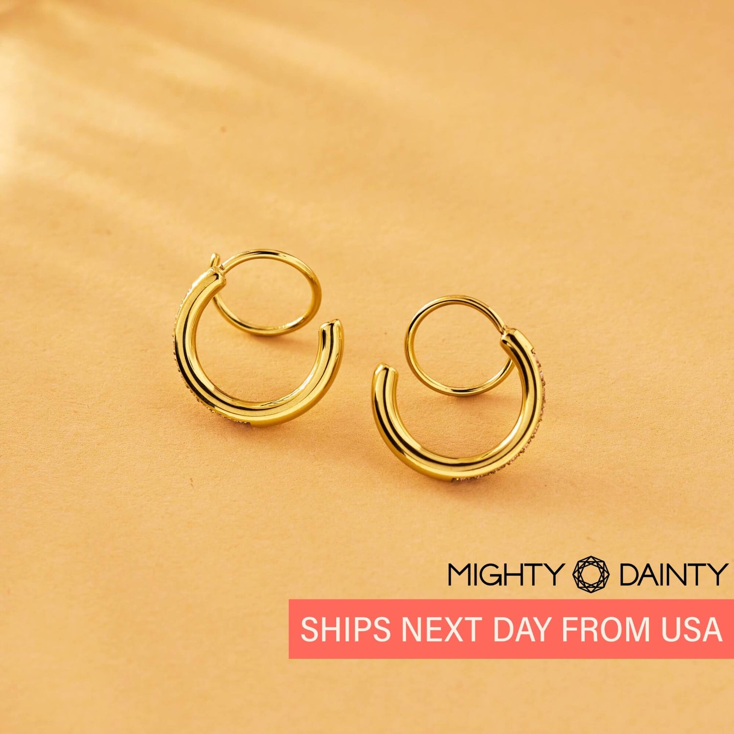 Swirl Crystal Earrings