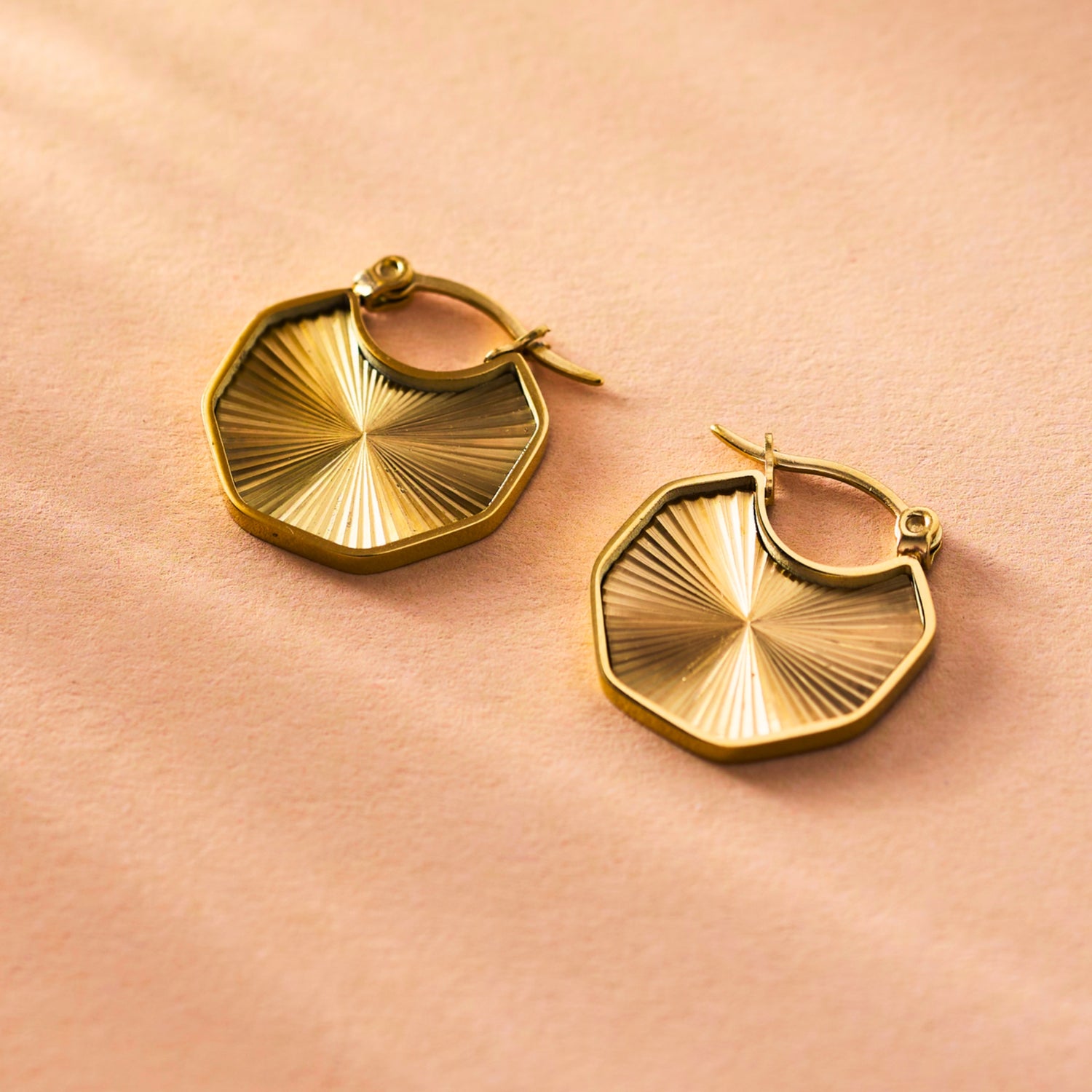 Octagon Sun Earrings