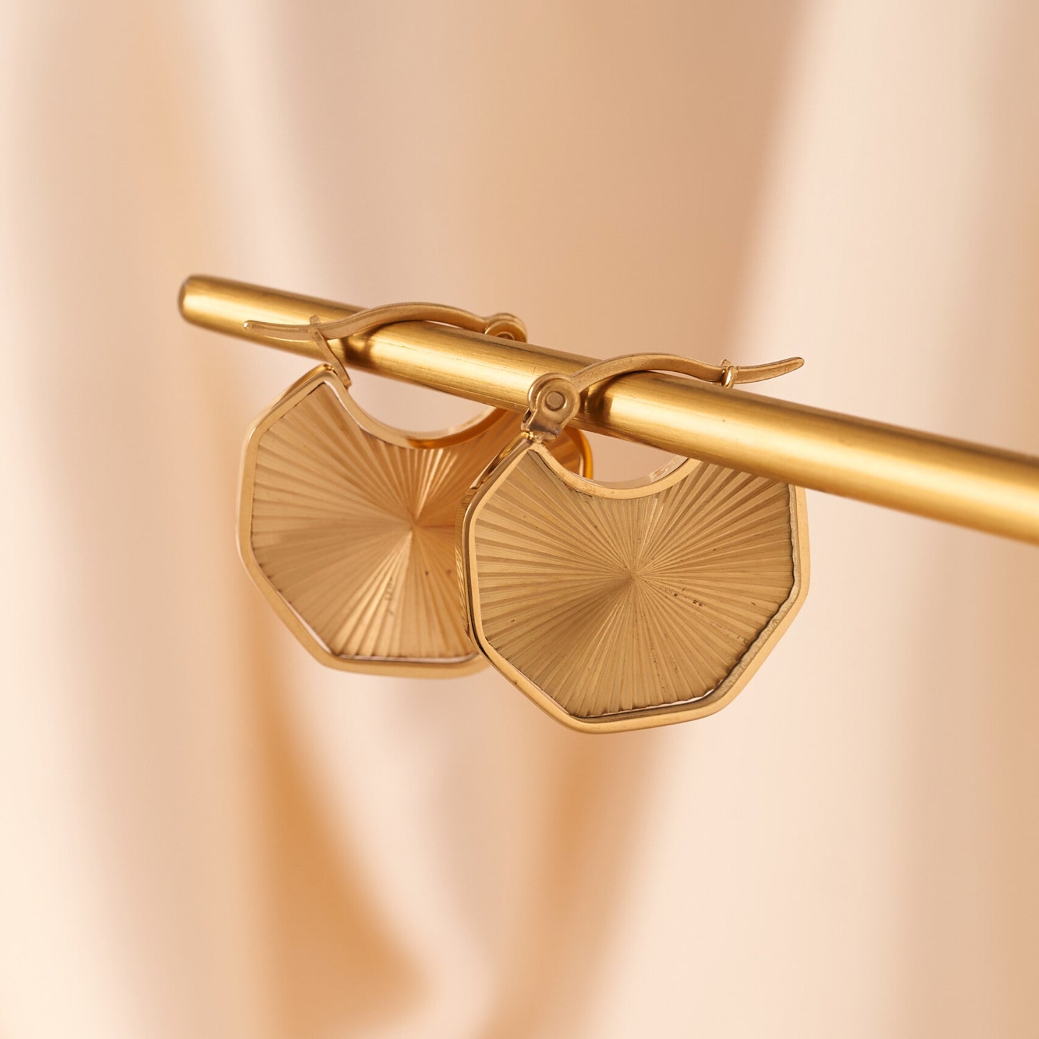 Octagon Sun Earrings