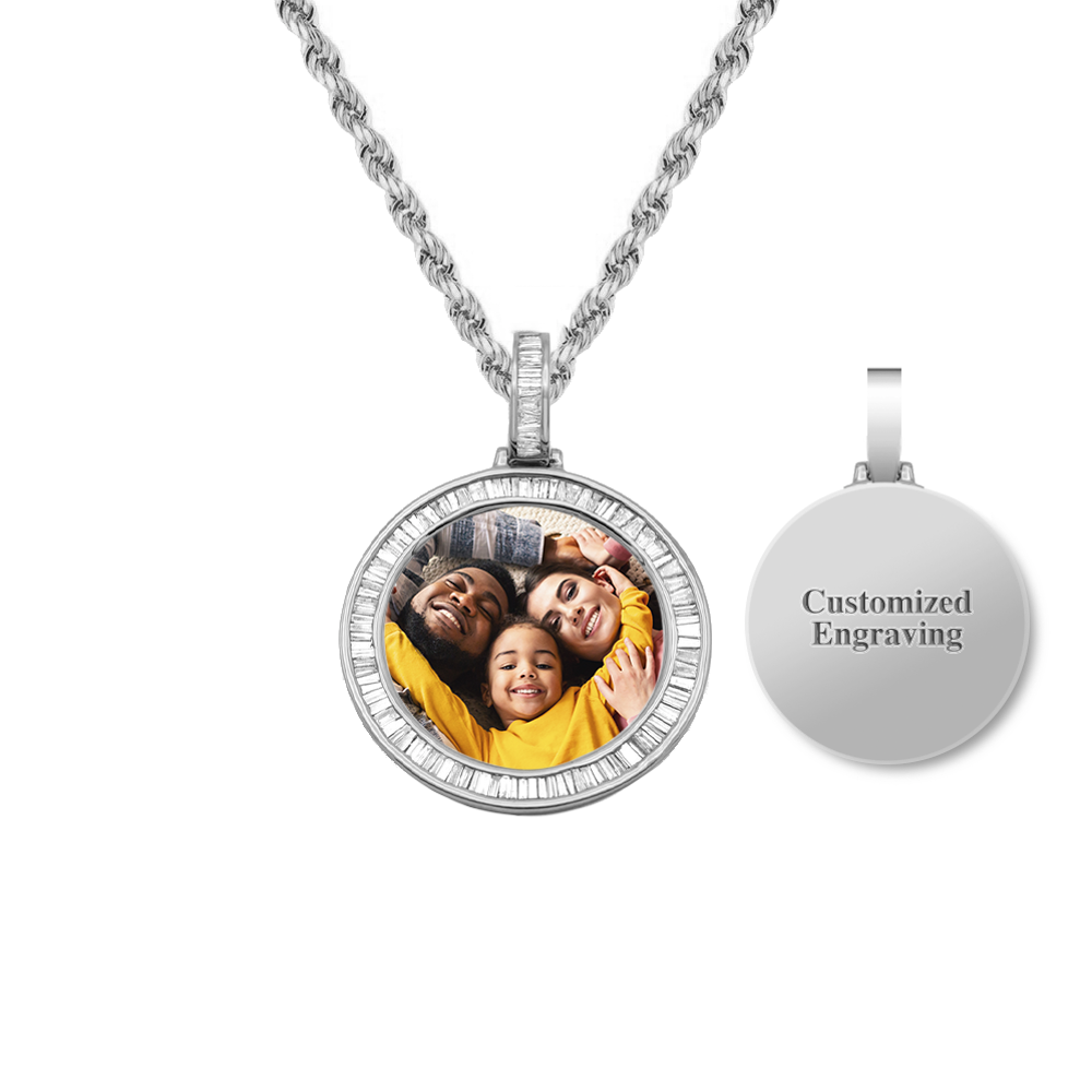 Diamond Medallion Pendant Necklace