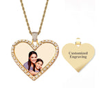 Heart-Shaped Diamond Medallion Pendant Necklace