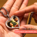 Heart-Shaped Diamond Medallion Pendant Necklace