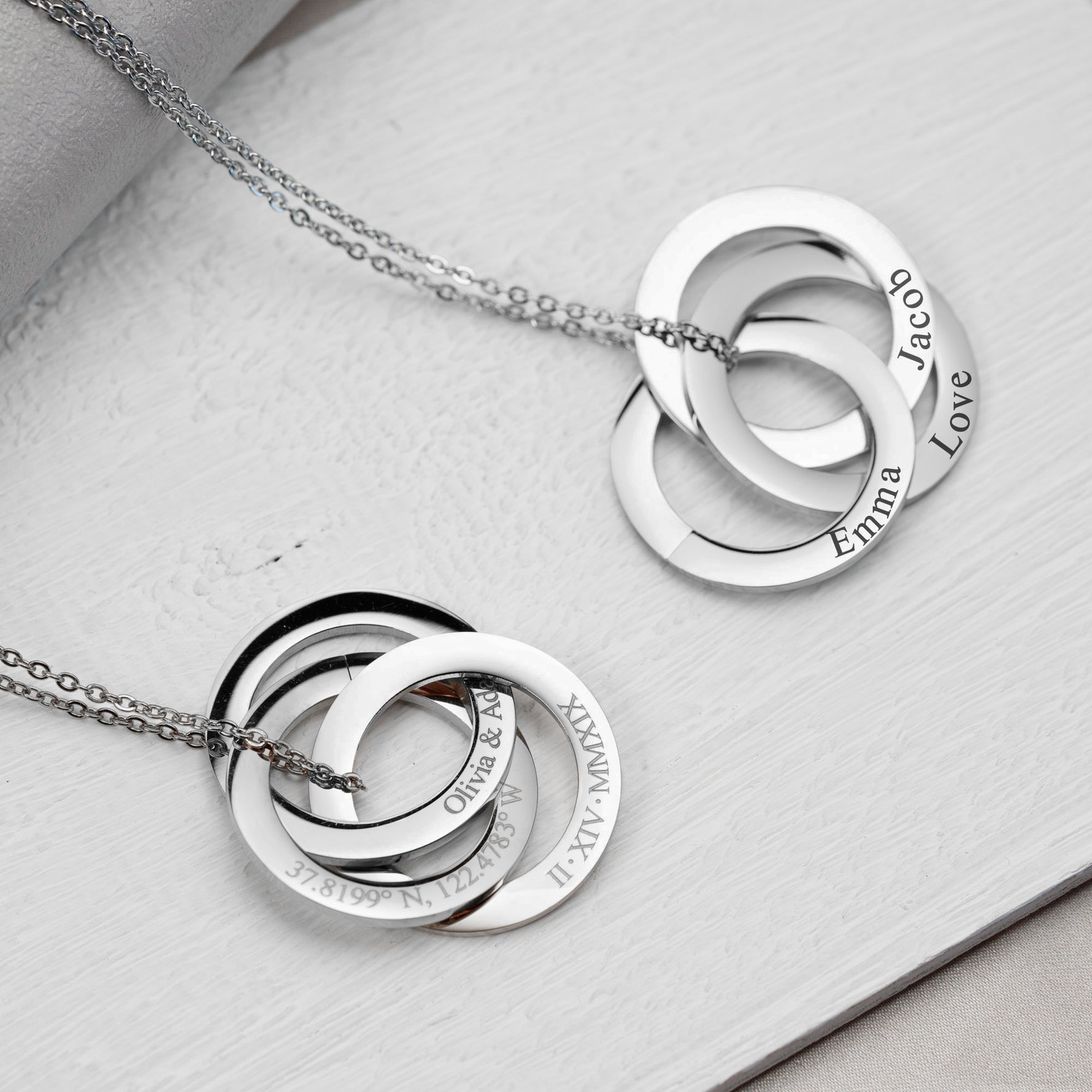 Eternity Circle Name Necklace
