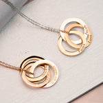 Eternity Circle Name Necklace