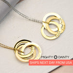 Eternity Circle Name Necklace