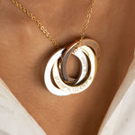 Eternity Circle Name Necklace