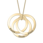 Eternity Circle Name Necklace