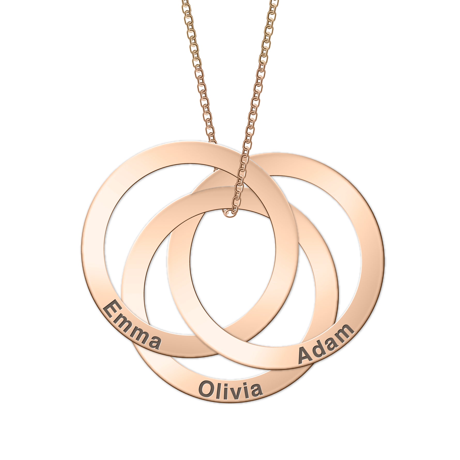Eternity Circle Name Necklace