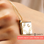 Cosmos Book Photo Necklace