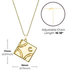 Cosmos Book Photo Necklace